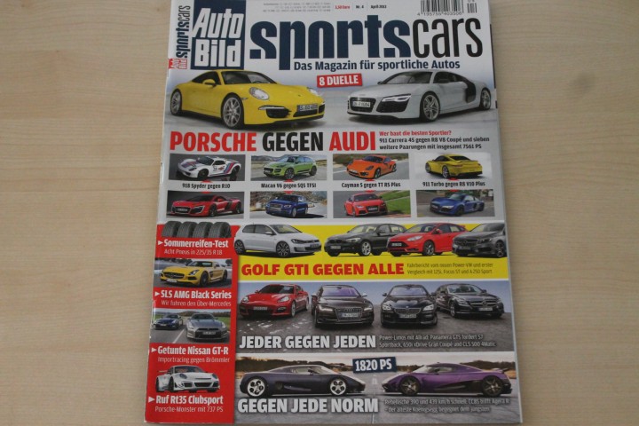 Deckblatt Auto Bild Sportscars (04/2013)